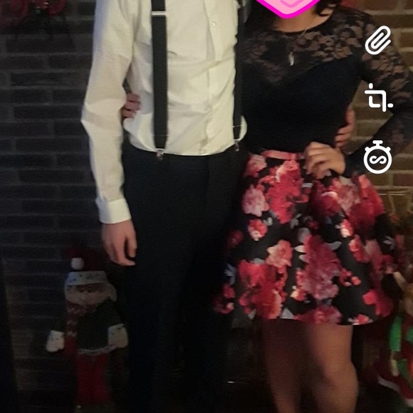 B Darlin Dresses & Skirts - Santa switch/homecoming two piece dress